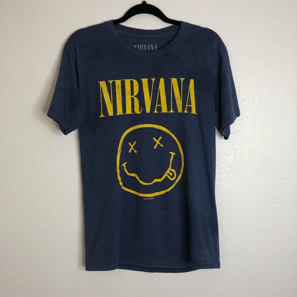 NIRVANA Other - Nirvana Classic Smily Face Graphic Band Tee